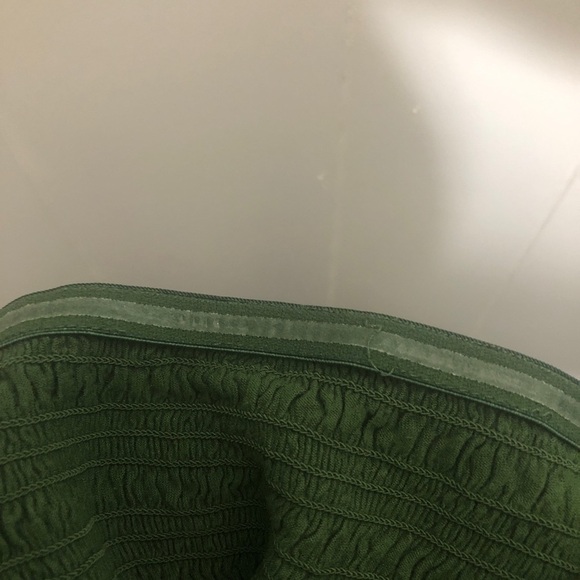 Womens Green Strapless Dress. XS - Picture 5 of 8